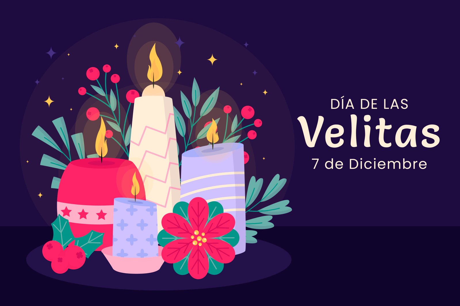 Feliz día de las velitas